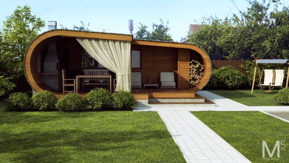 Необычные беседки для дачи