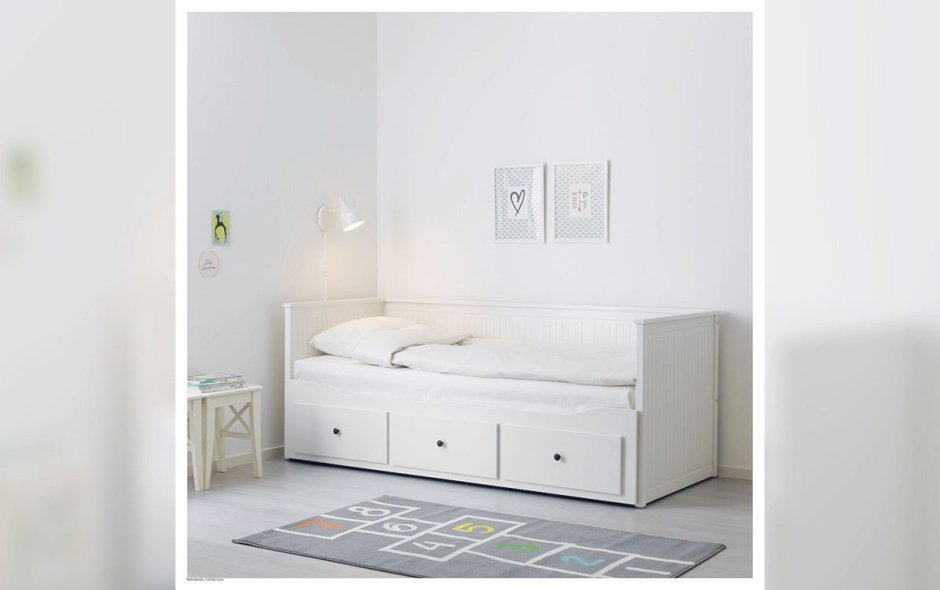 Выдвижная кровать икеа ХЕМНЭС