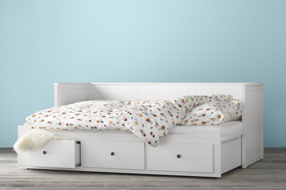 Икеа ХЕМНЭС кровать с ящиками