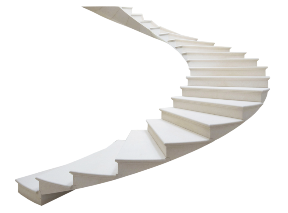 Лестница на прозрачном фоне