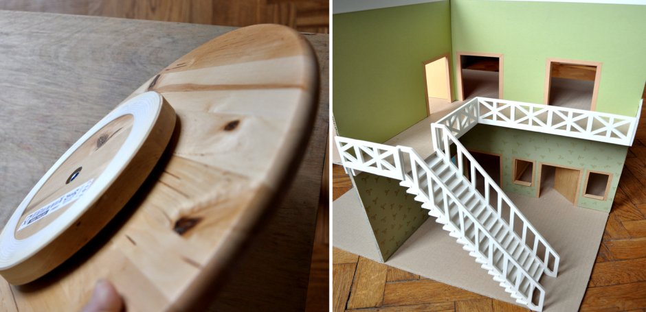 Лестница из картона