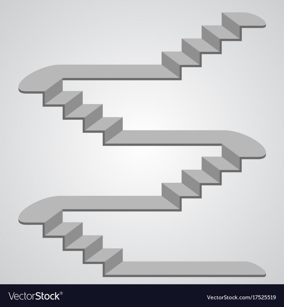Лестница Векторная Графика