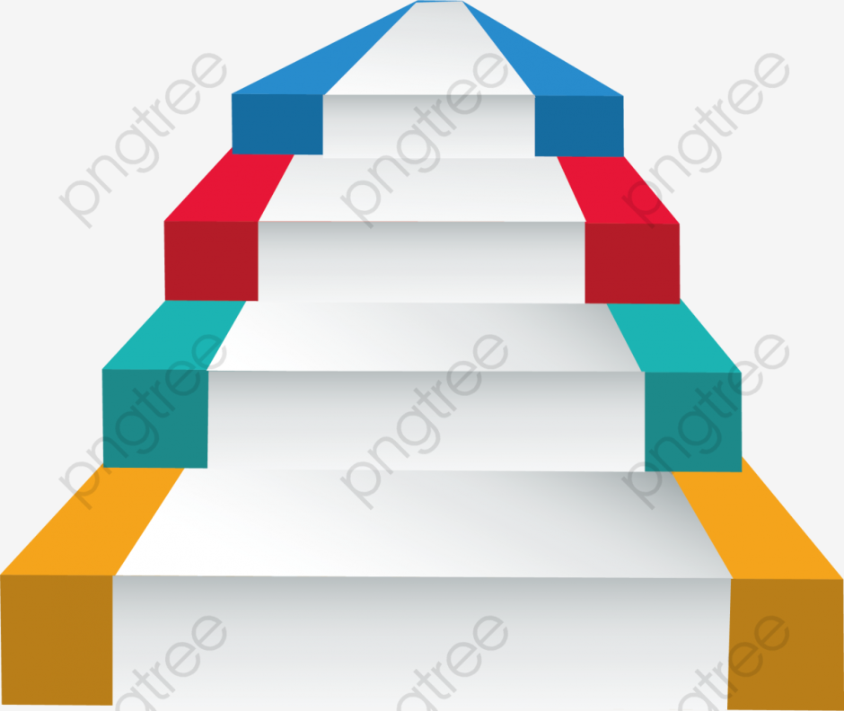 Лестница на прозрачном фоне