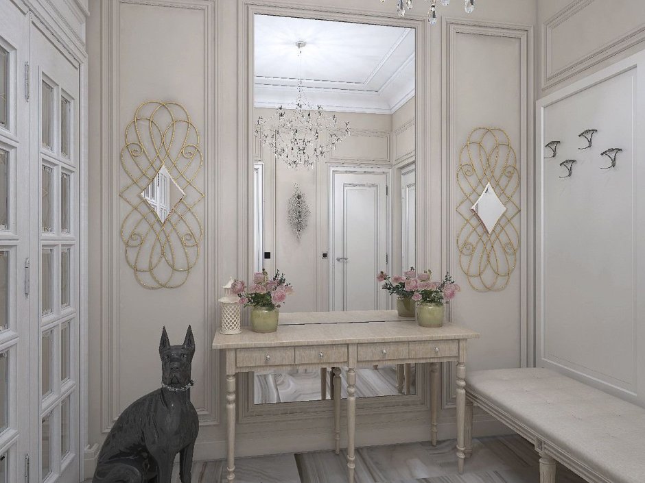 Красивые зеркала в прихожую в классическом стиле