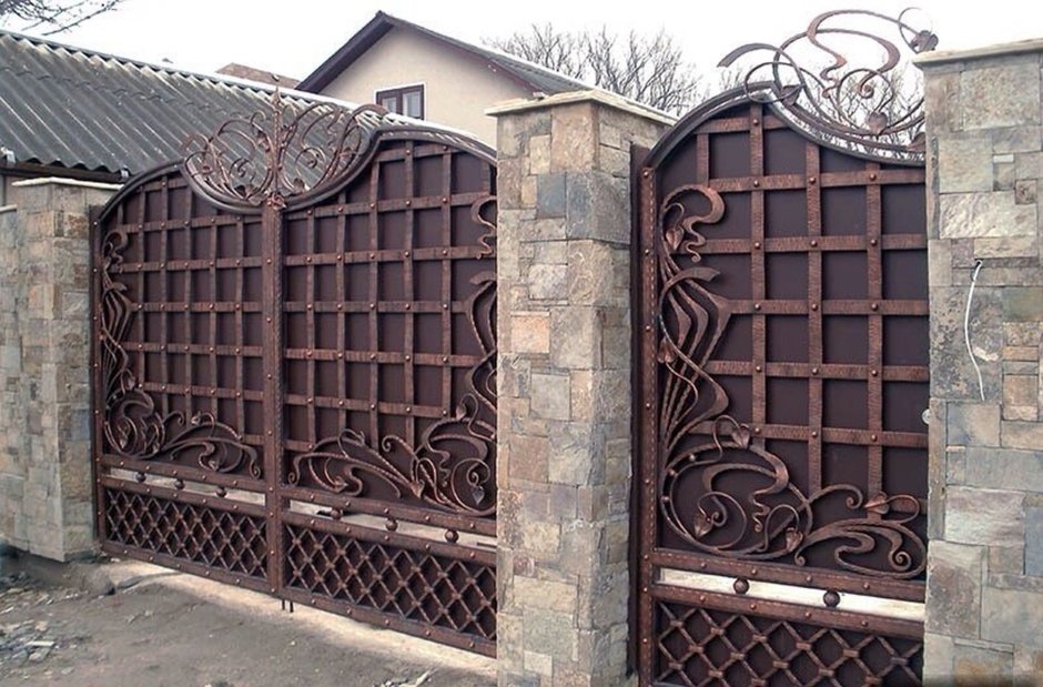 Кованые ворота Сикард