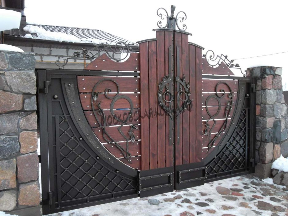 Металлические ворота