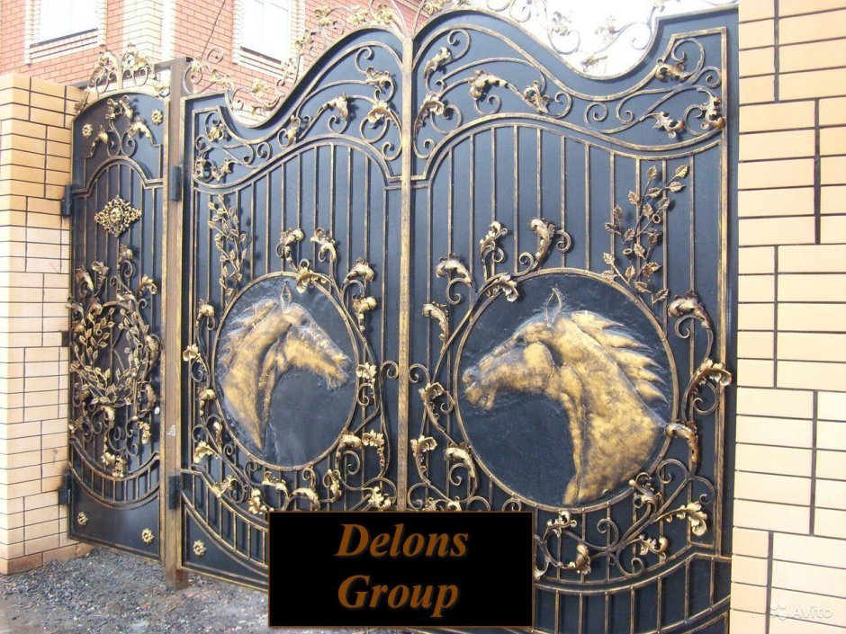 Кованые ворота Гефест