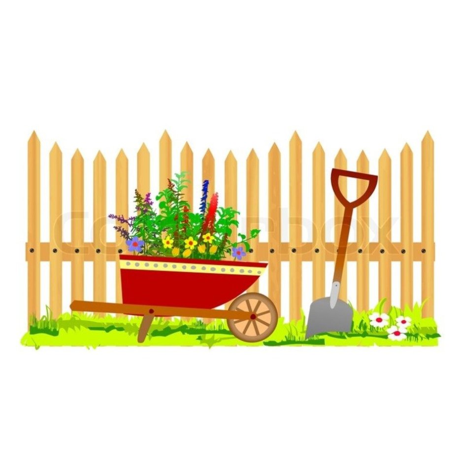 Забор для огорода для детей