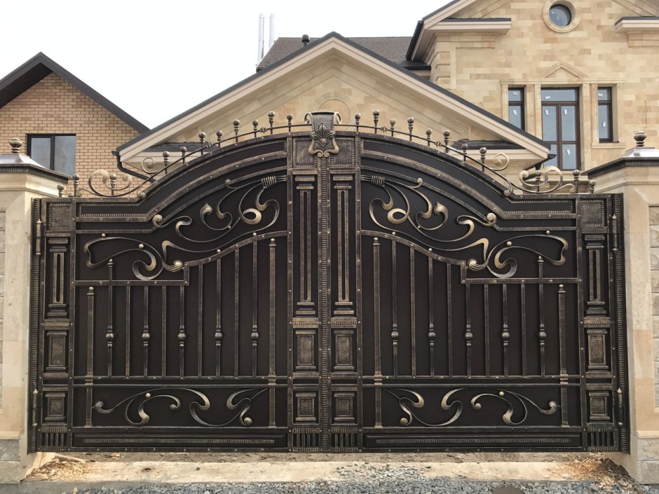 Кованые ворота Ишеева