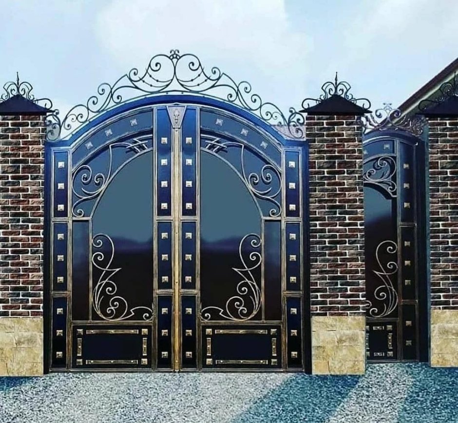 Кованые ворота Солтис