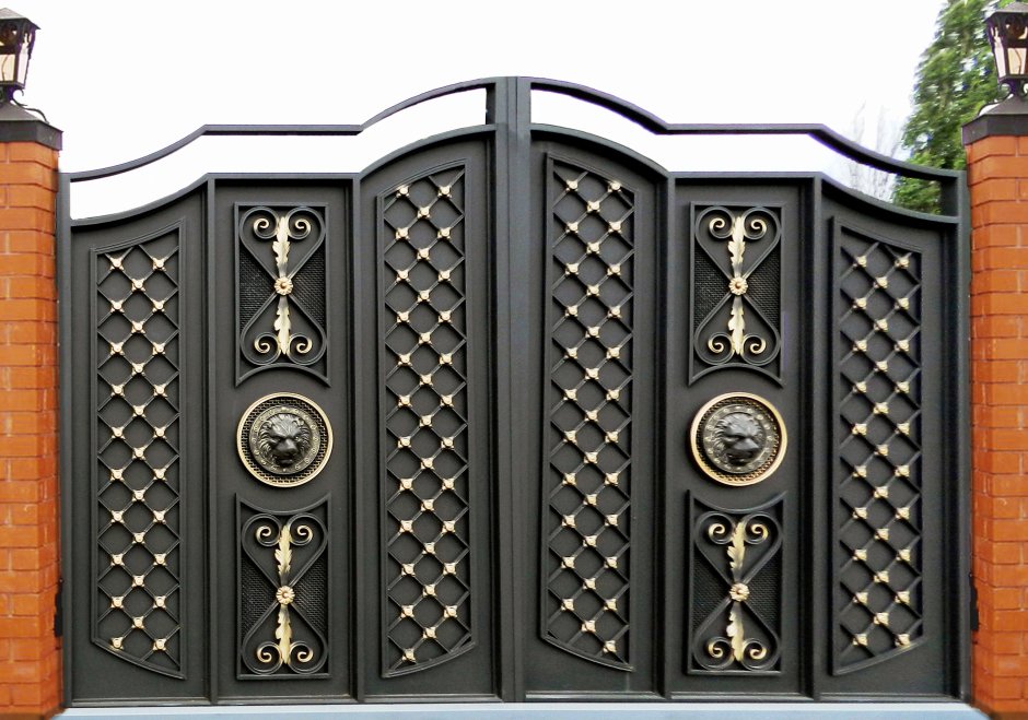Кованые ворота Династия скл