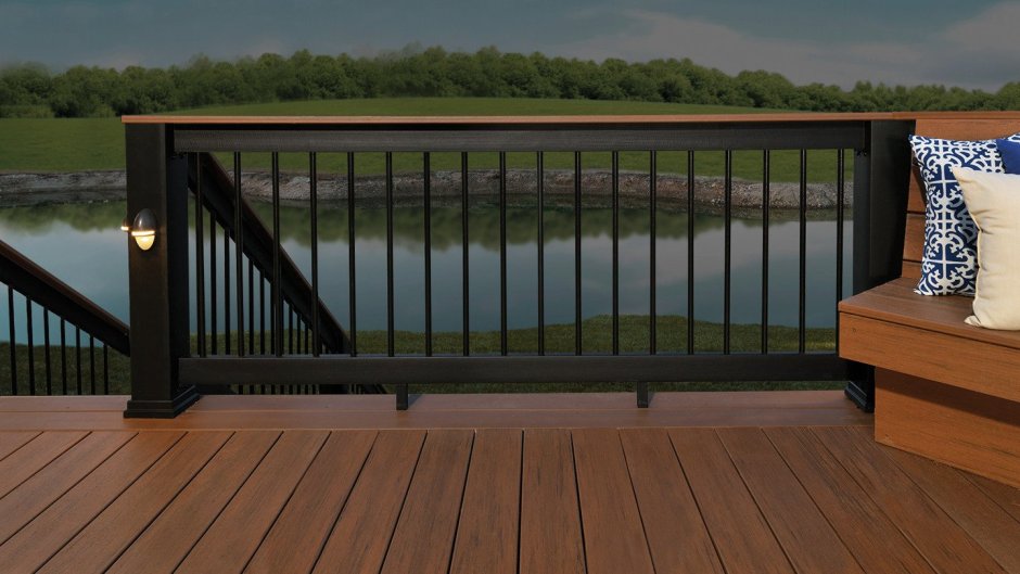 Современное ограждение террасы