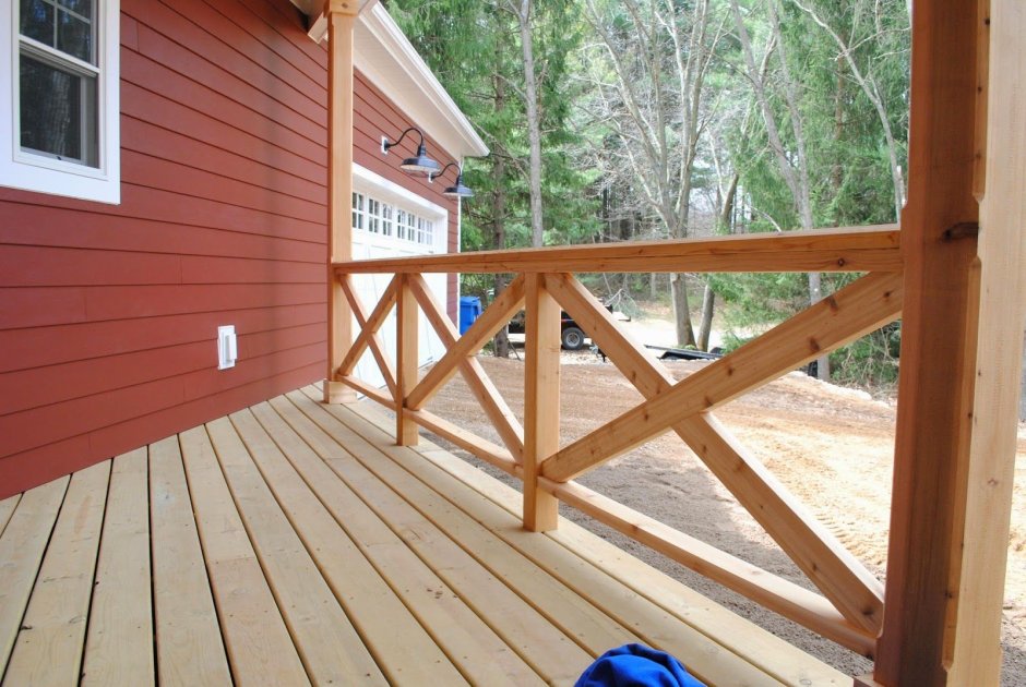 Перила на веранде