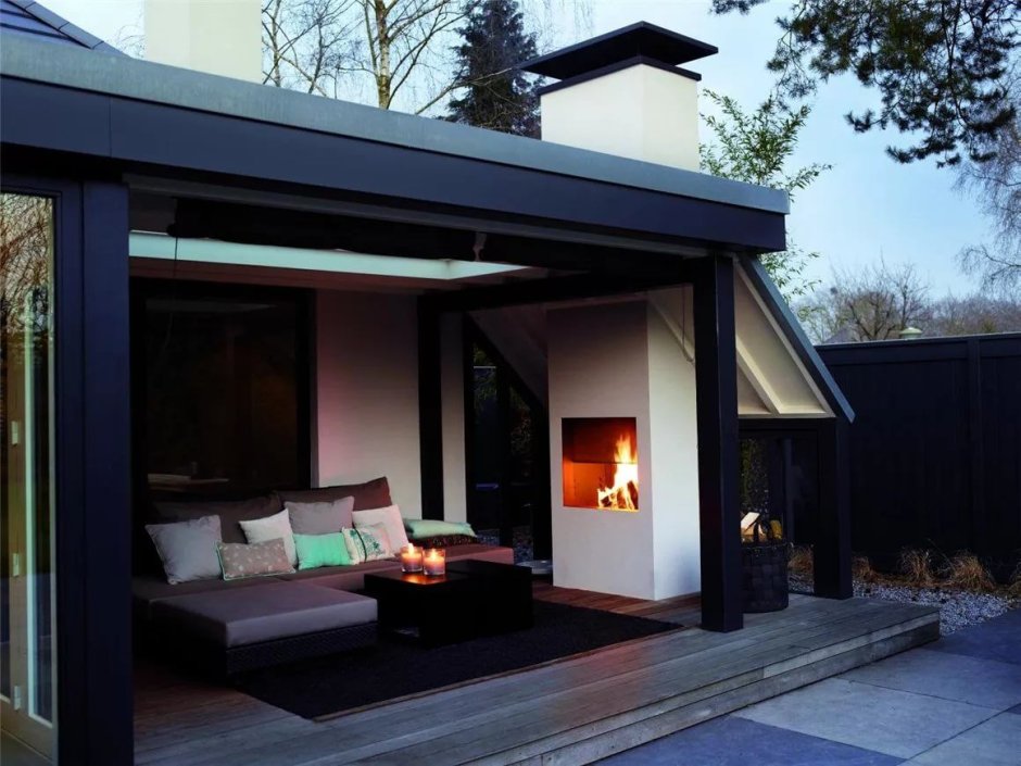 Беседка в современном стиле