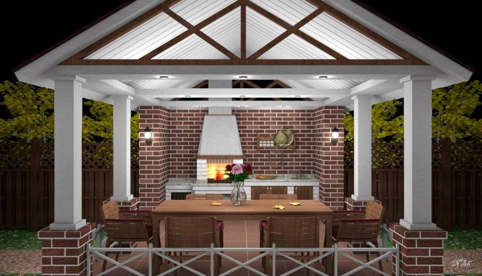 Беседка патио 2020