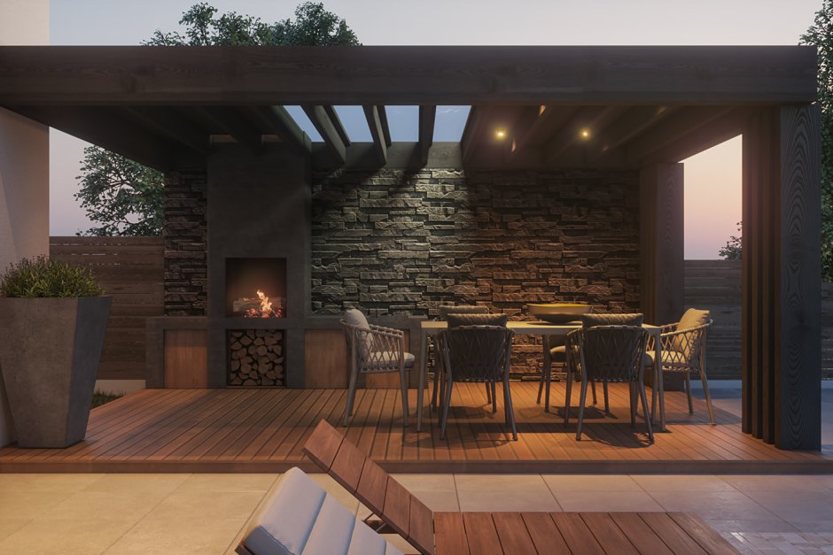 Барбекю в стиле Минимализм