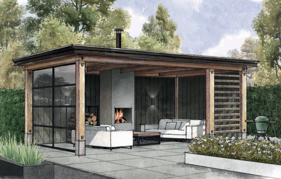 Фазенда "веранда в стиле Шале"