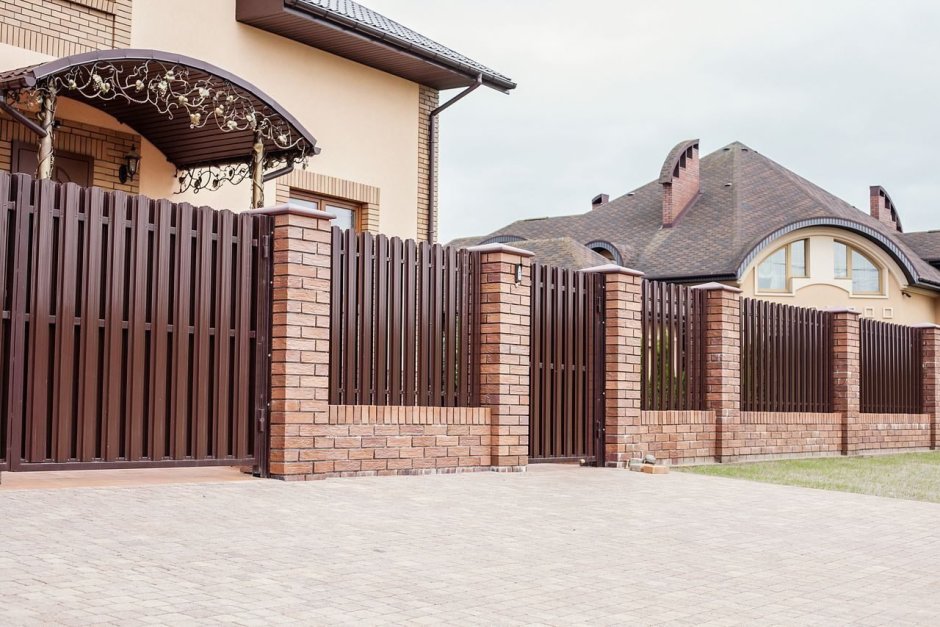 Фасад забора