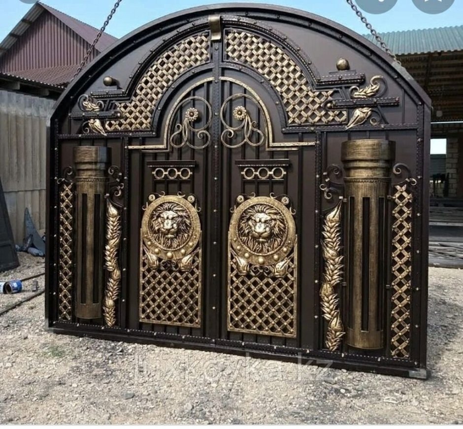 Кованые ворота Викри Дагестан
