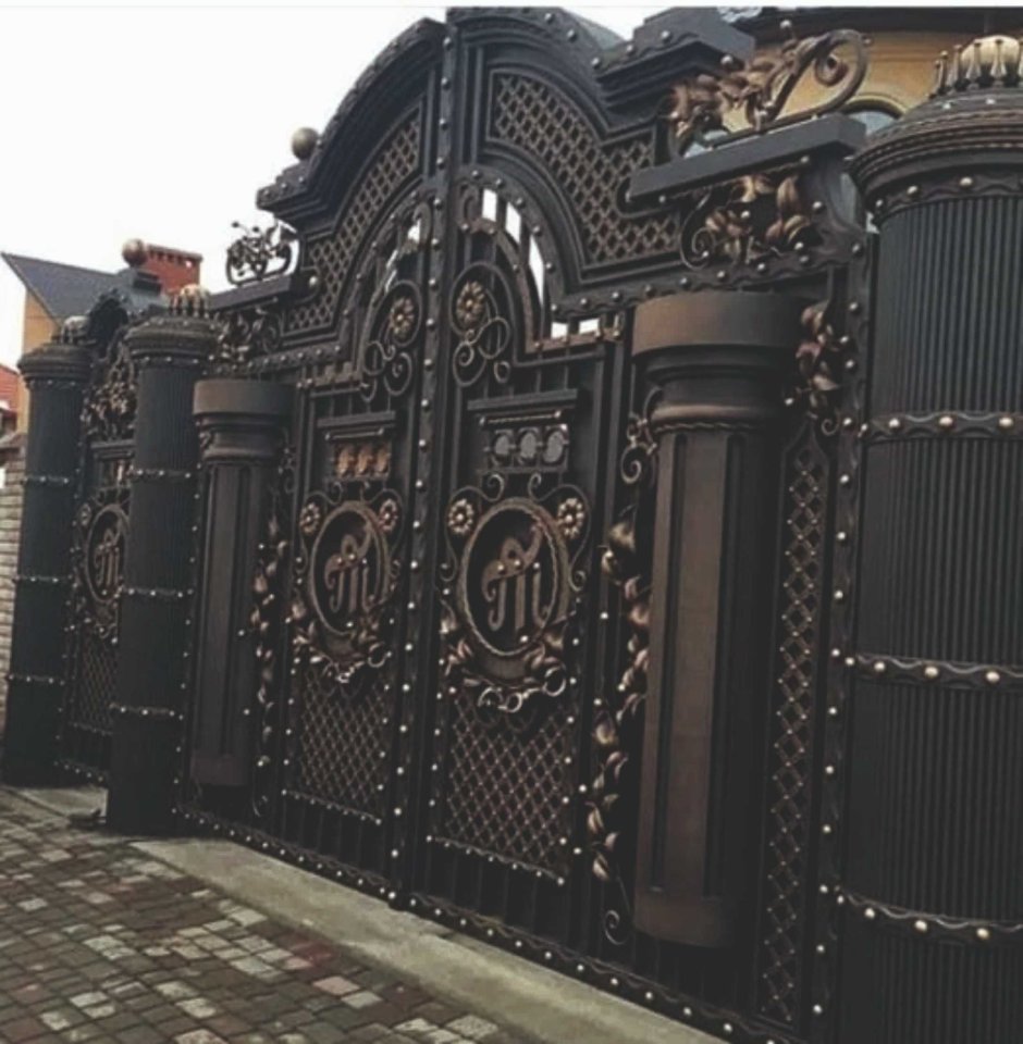 Кованые ворота в Дагестане