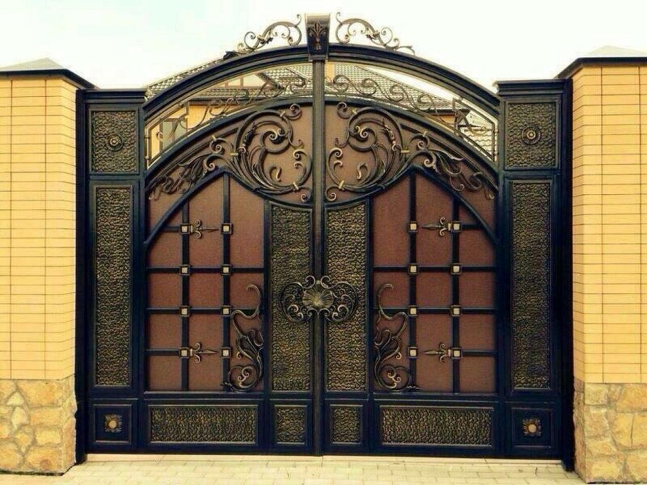 Кованые ворота Викри Дагестан