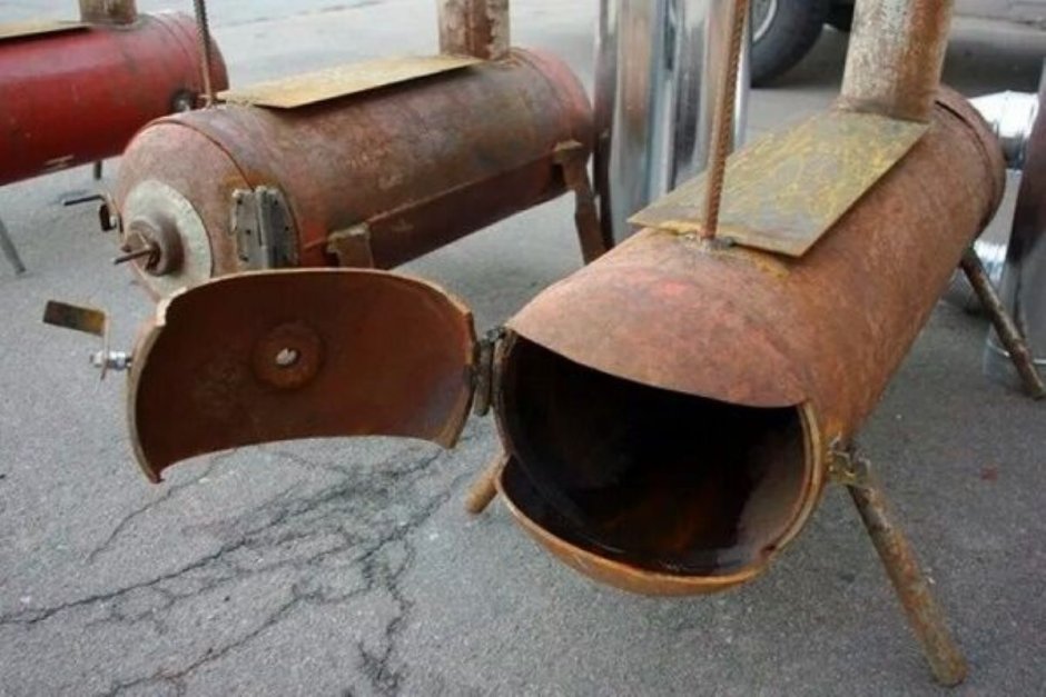 Печь из газового баллона