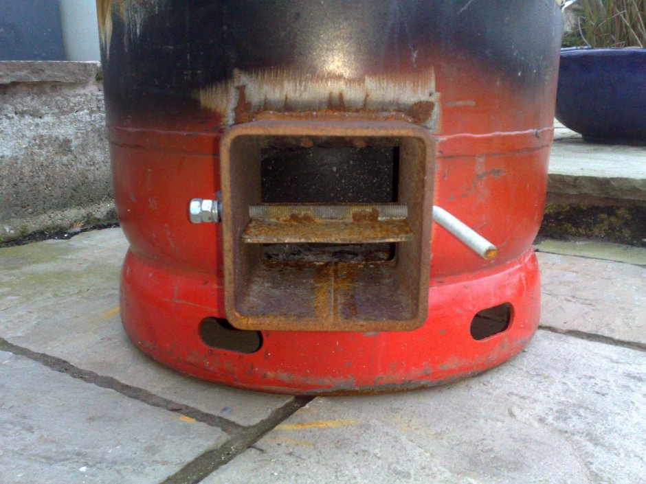 Печь из газового баллона 27 л