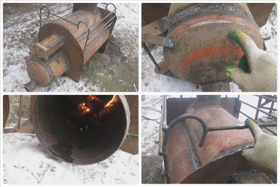 Печь Каменка из пропанового баллона