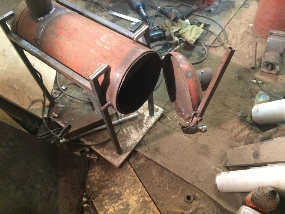 Буржуйка с газового баллона ГАЗ 3302