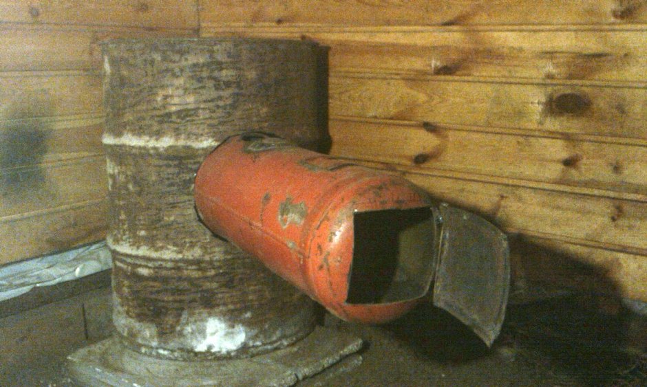 Печка для бани из баллона