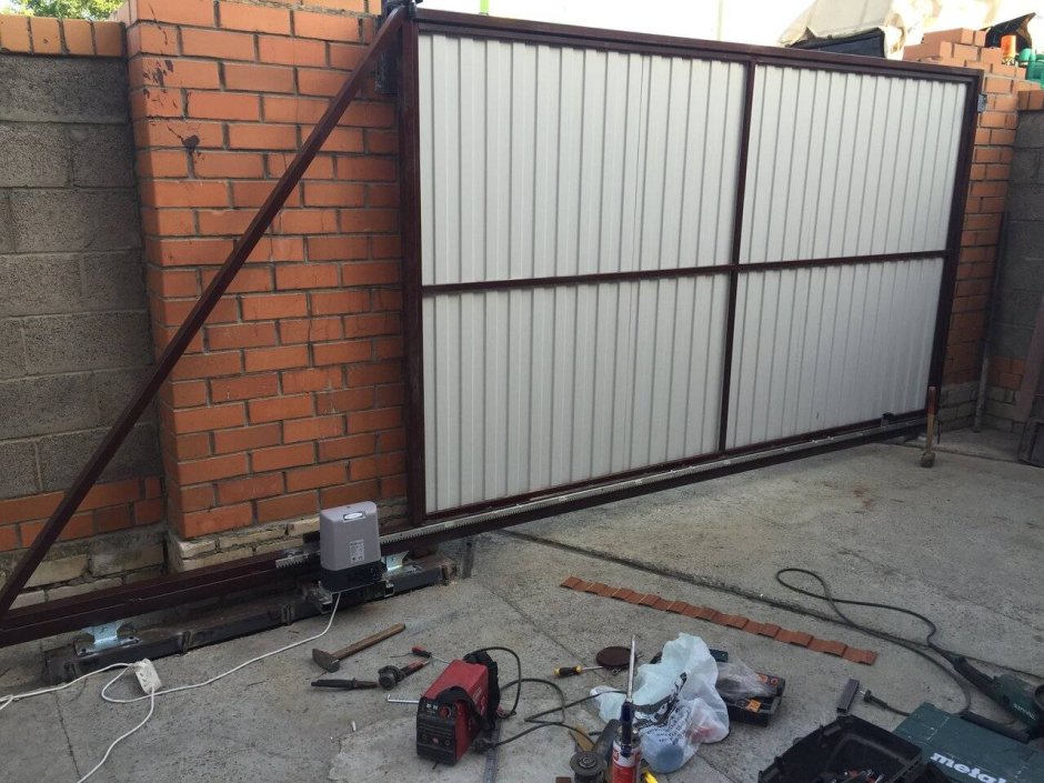 Бесконсольные откатные ворота