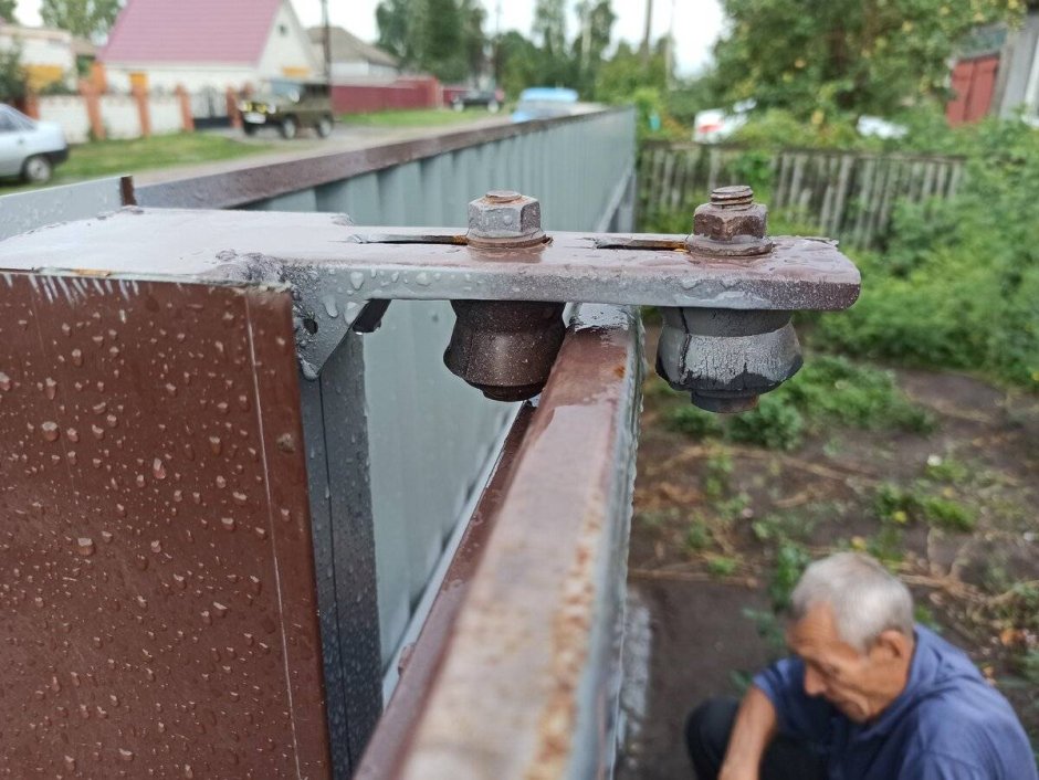 Откатные ворота по системе Якселя