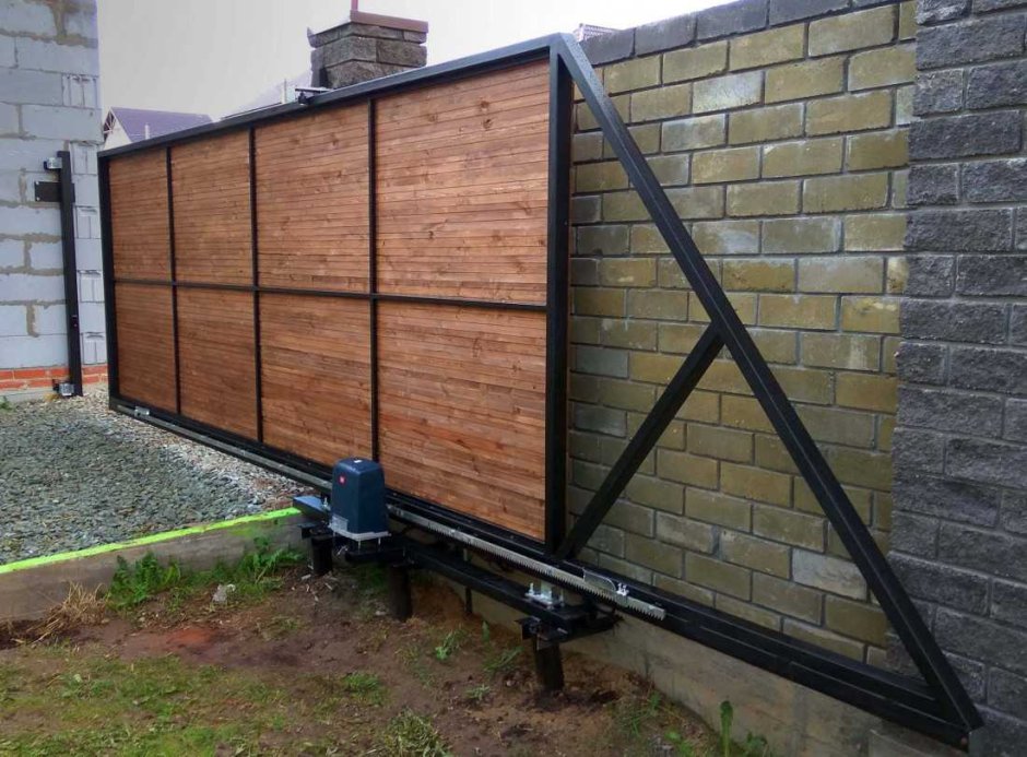 Каркас ворот откатных 4000*1800мм