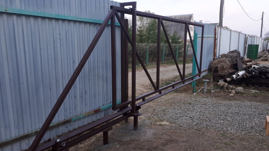 Раздвижные ворота Яксель