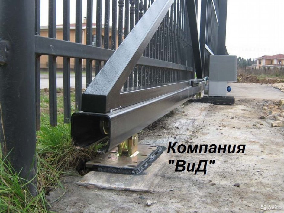 Откатные ворота механизм