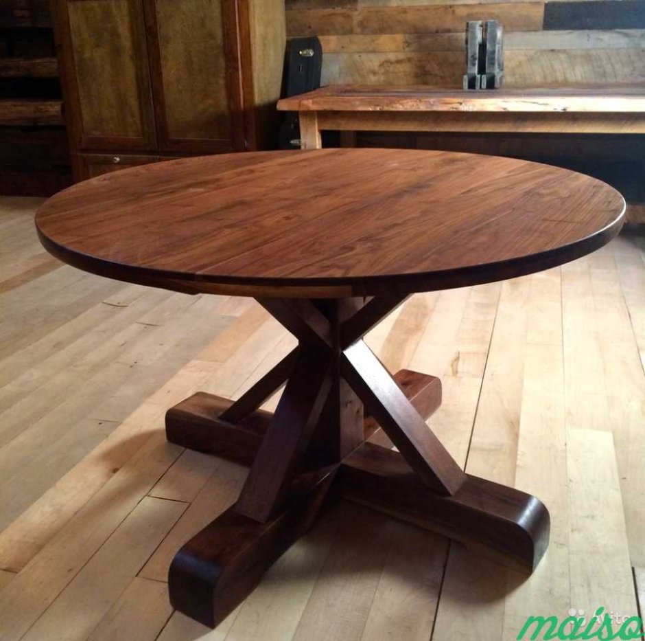 Стол обеденный круглый лофт VIVALIMA