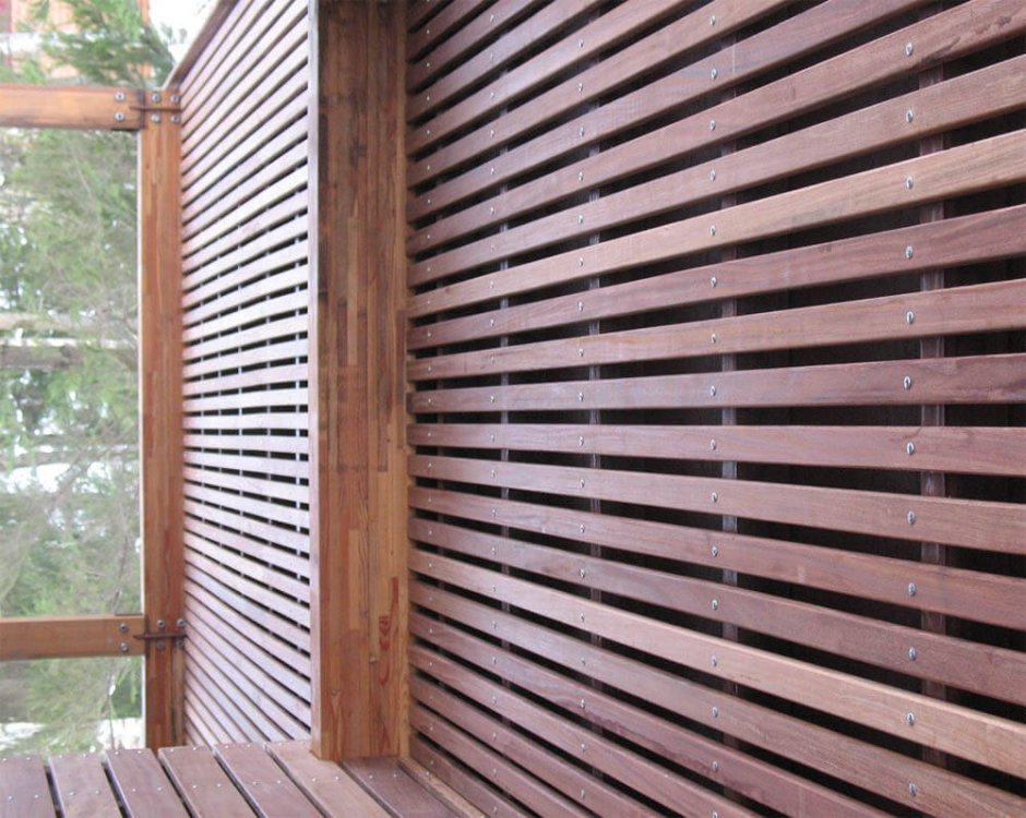 Забор жалюзи вертикальные