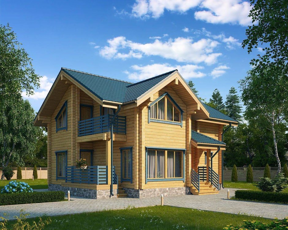 Дом из клееного бруса Терем