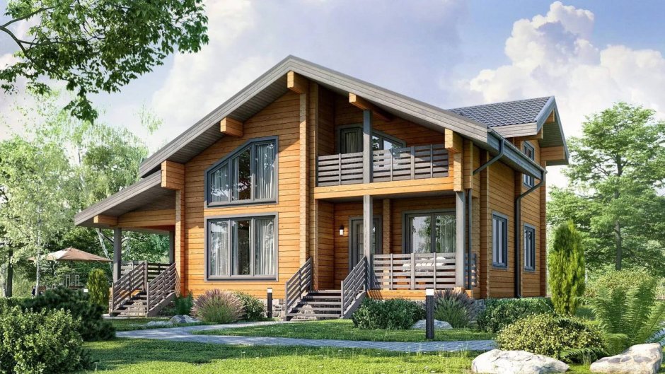 Терем клееный брус