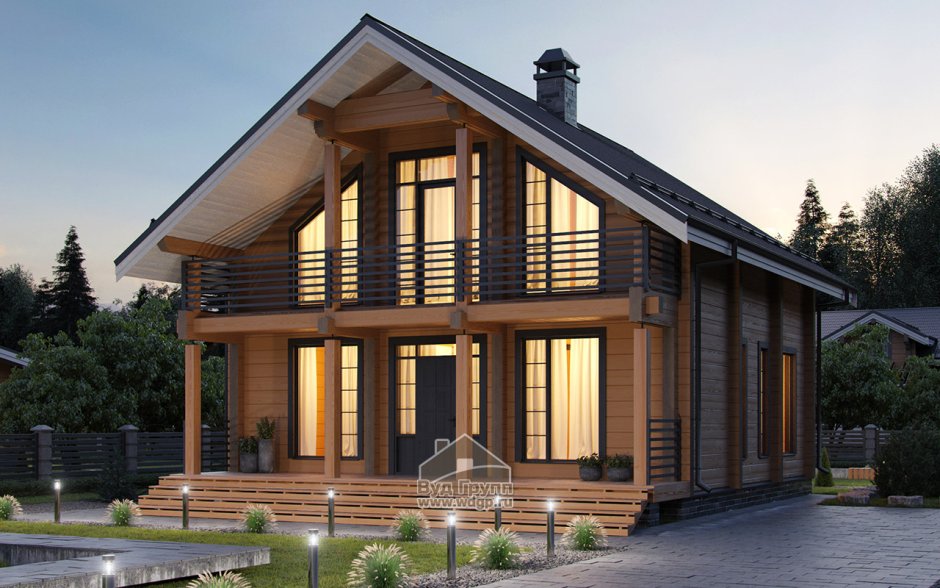 Дом из клееного бруса «Берн»