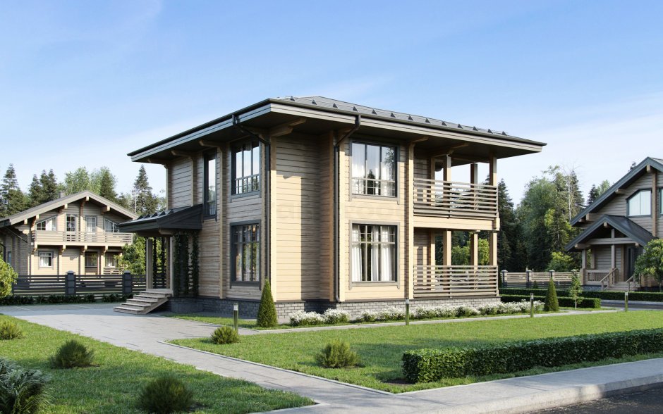 Дом из клееного бруса «Берн»