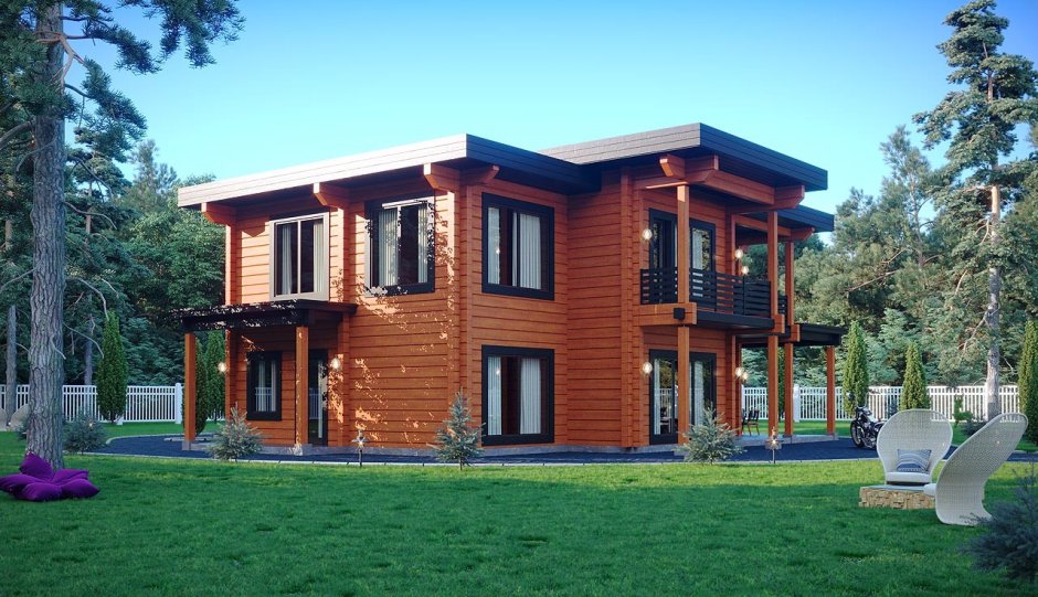 Дом из клееного бруса Starkwood