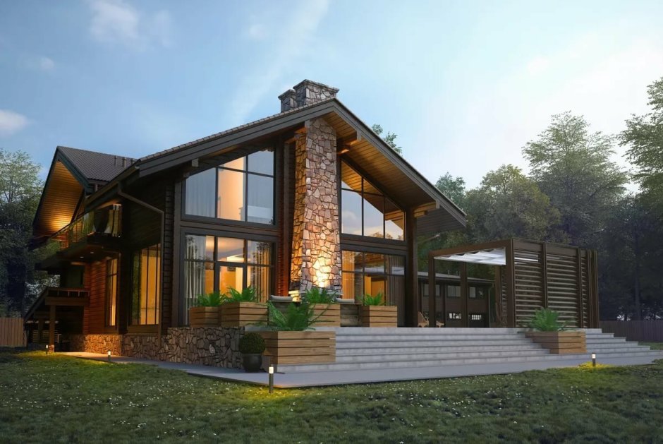 Дом из клееного бруса Терем