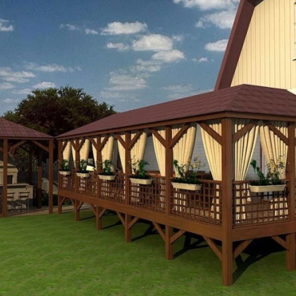 Открытая веранда