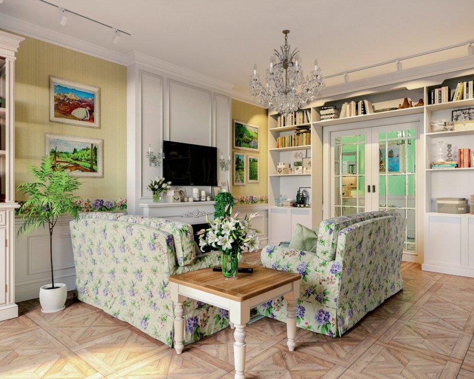 Маленькая гостиная Прованс