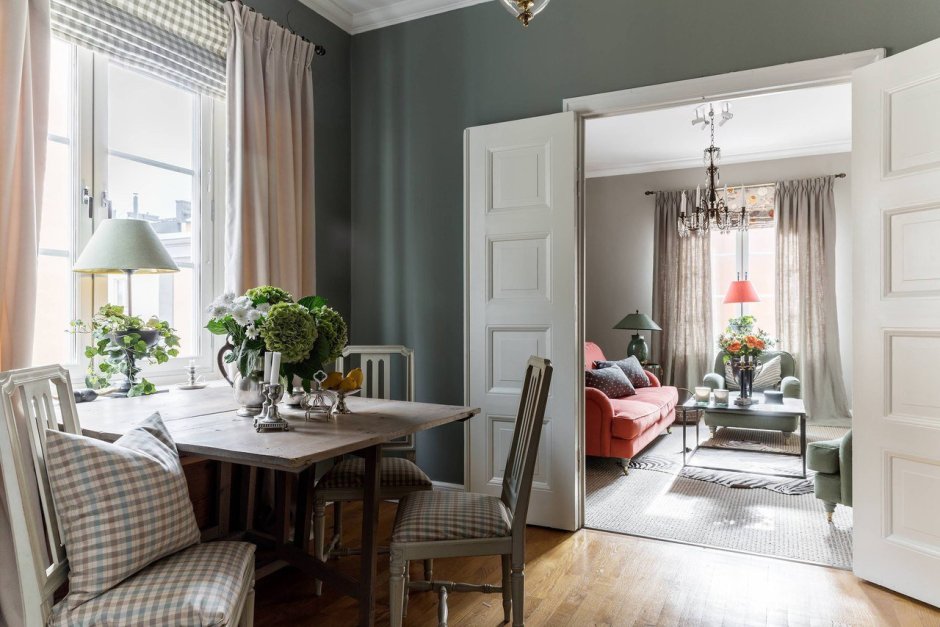 Неоклассика и Скандинавия в интерьере