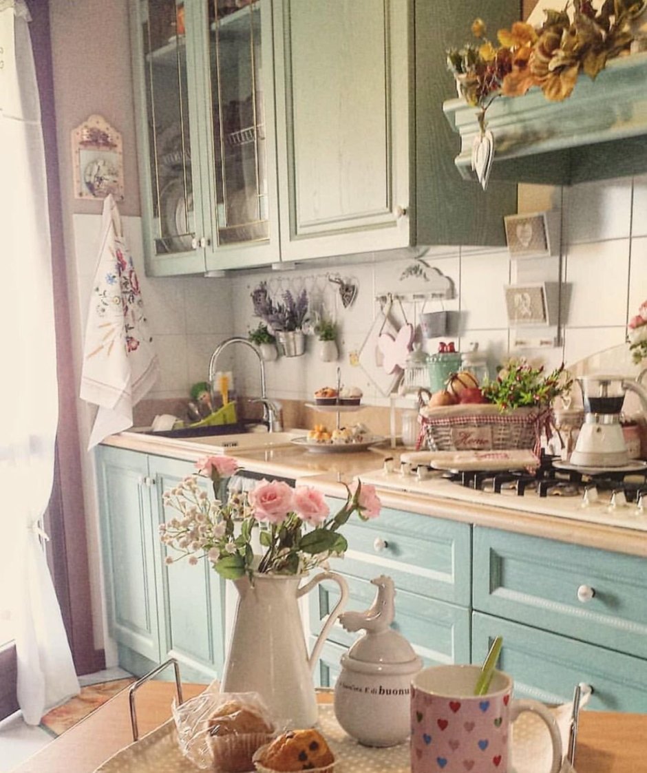 Кухни в стиле шебби Шик и Прованс