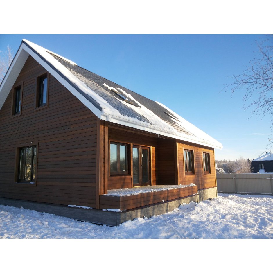 Дом имитация бруса