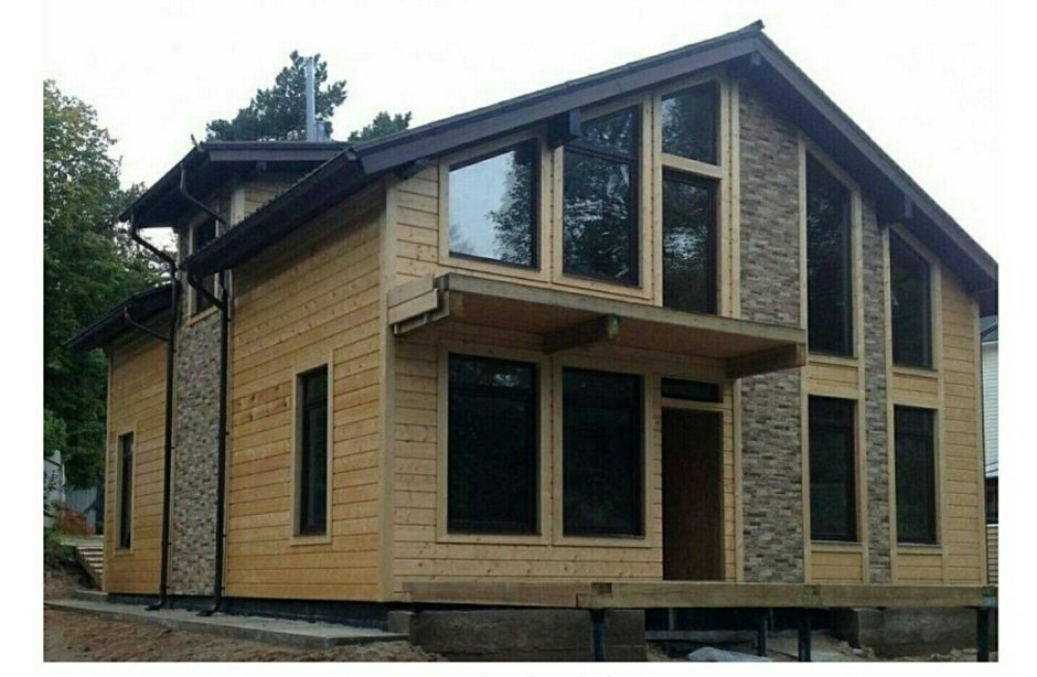 Фасад имитация бруса 190