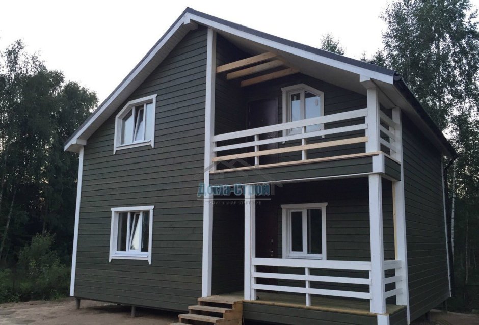 Цвета каркасных домов